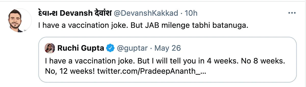 Vaccination Jokes on Twitter That Are Guaranteed to Make You Laugh