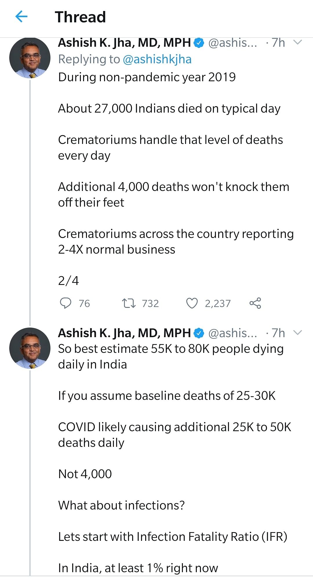 Dr Ashish K Jha