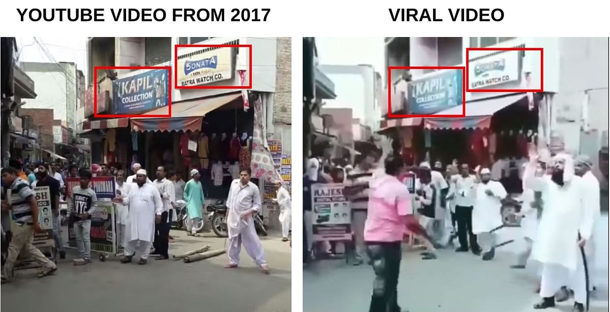 The viral video is actually a compilation of multiple old and unrelated clips. 