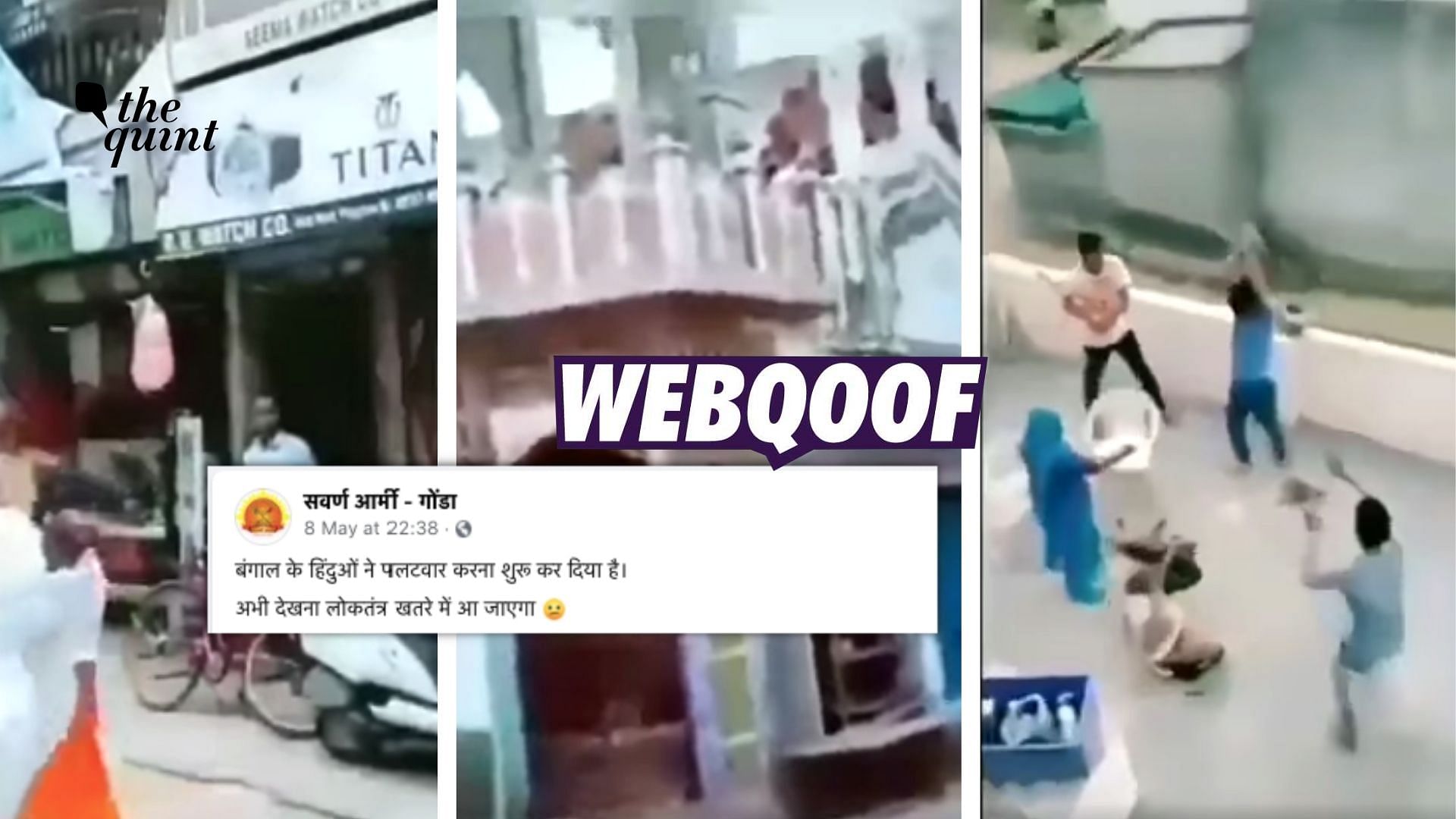 Fact Check | Old Unrelated Clips Viral as ‘Hindus Retaliating in West Bengal’