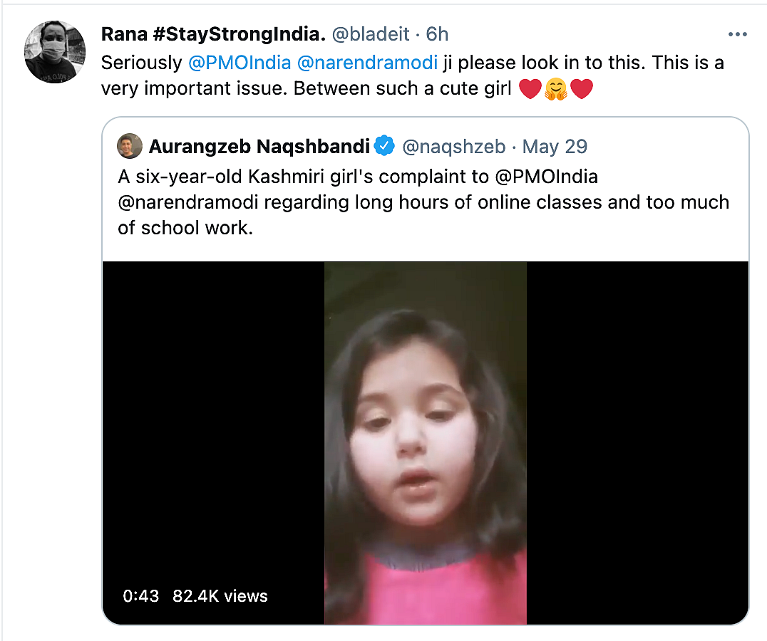 J&K Governor Responds to 6-Year-Old’s Appeal About Online Class