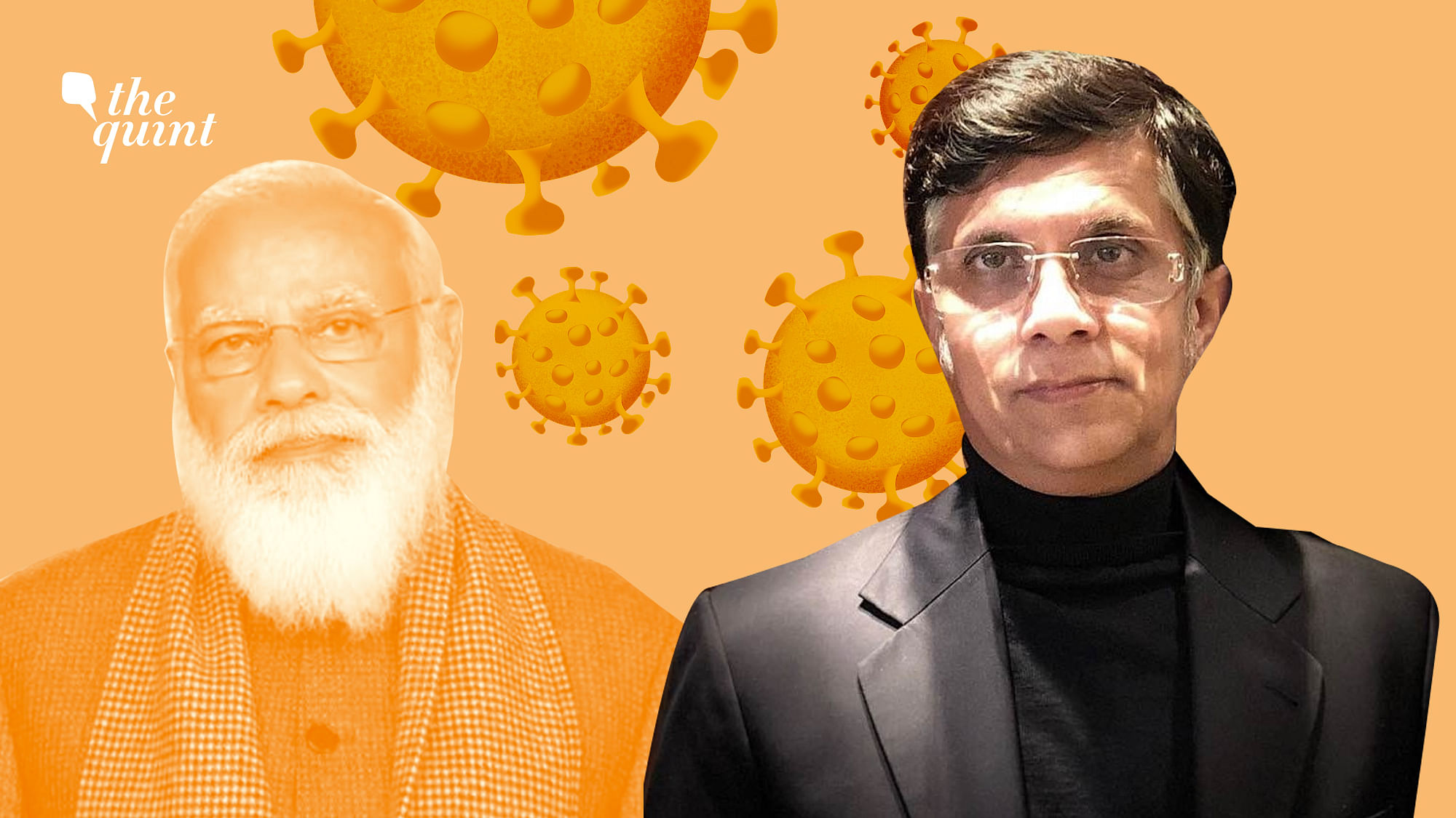 A profile photo of the article’s author, Congress party’s National Spokesperson Pawan Khera (R), and PM Modi (background), used for representational purposes.