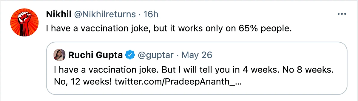 Vaccination Jokes on Twitter That Are Guaranteed to Make You Laugh