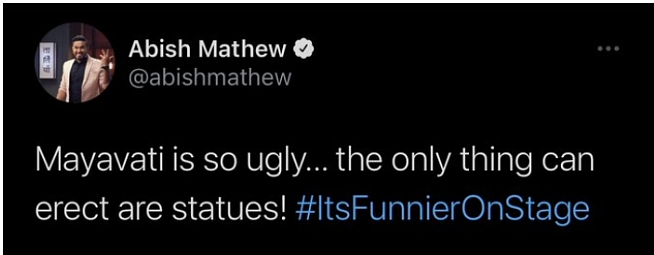 'Arrest Abish Mathew' Trends As Old Tweet On Mayawati Resurfaces