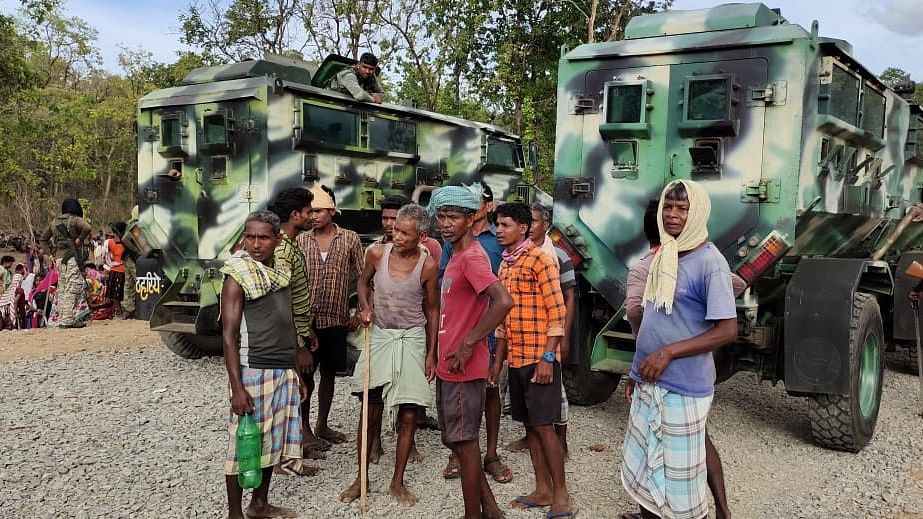 A group of villagers who gathered to protest against the police camp near Bijapur-Sukma Border alleged police brutality and oppression once the camp becomes operational.