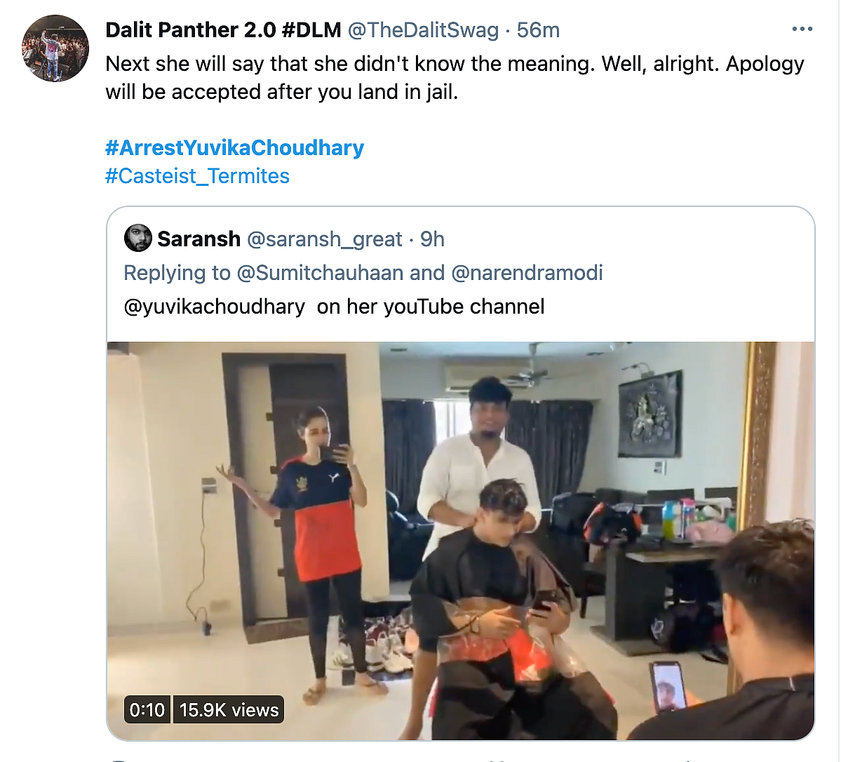 Here's Why Twitter Is Calling to Arrest Yuvika Choudhary