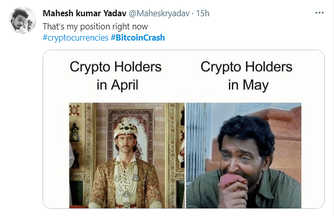 Twitter Floods With Memes as Bitcoin, Other Cryptos Plunge