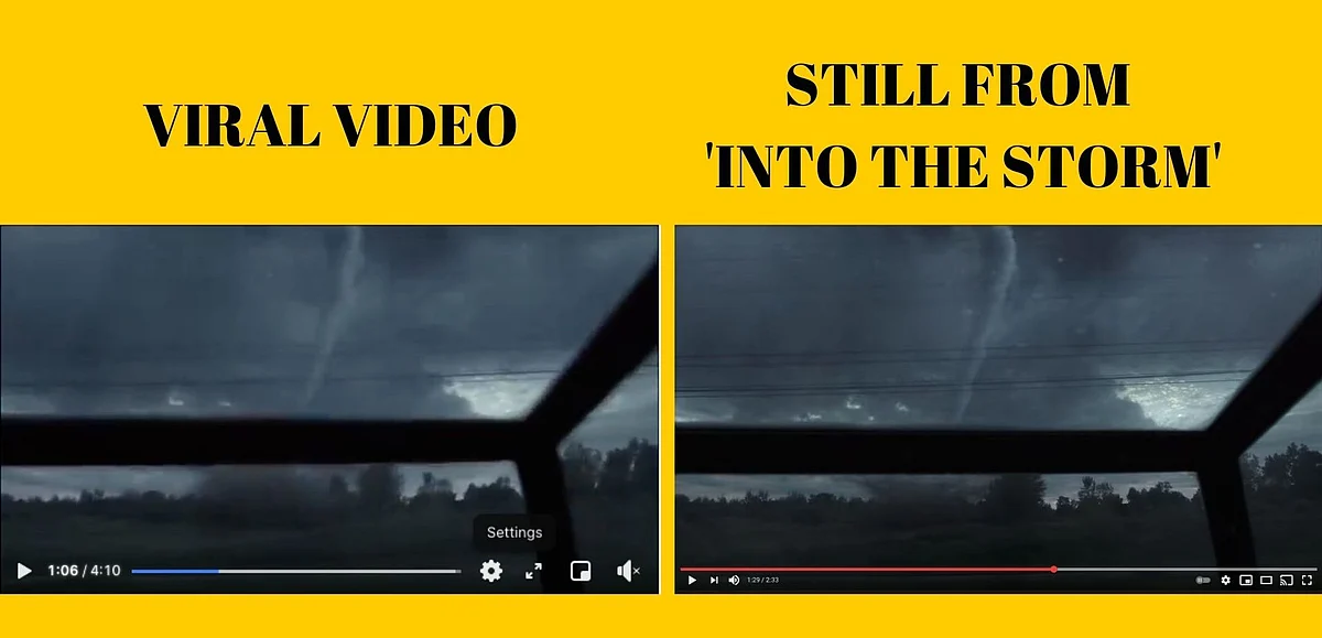 Clip From 2014 Movie Shared as Visuals of a ‘Tornado in Toronto’