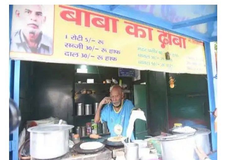 Baba Ka Dhaba Duo Kanta Prasad And Wife Return To Old Stall After New Restaurant Fails