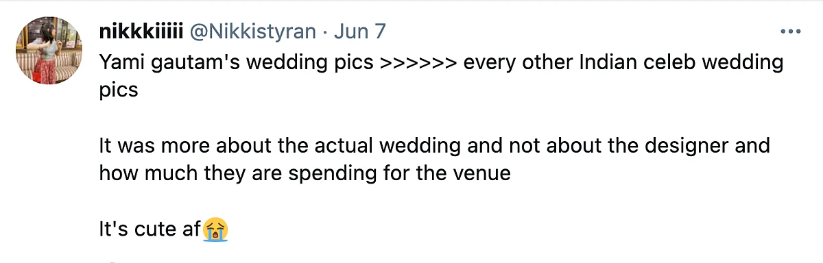 Yami Gautam's Wedding Was All Things Simple, Real & Twitter Agrees