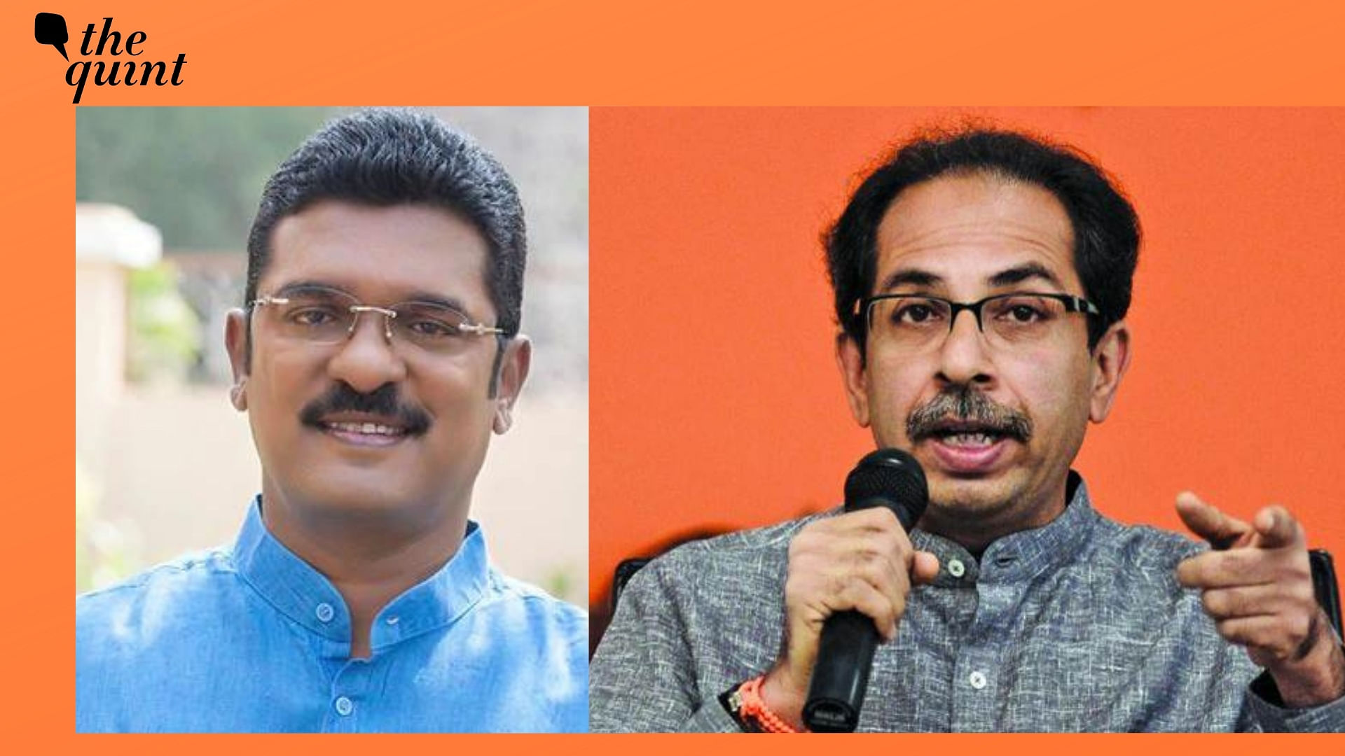 <div class="paragraphs"><p>Shiv Sena MLA Pratap Sarnaik and Maharashtra CM Uddhav Thackeray</p></div>