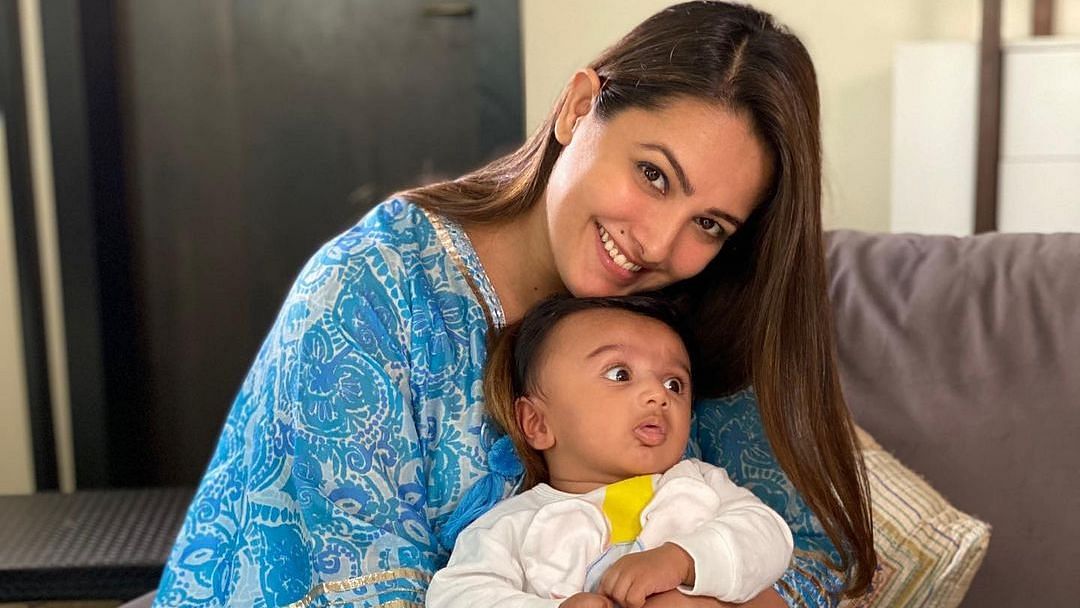 <div class="paragraphs"><p>Anita Hassanandani with her son Aarav.</p></div>