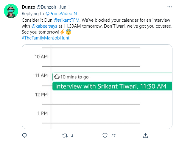 The Family Man Srikant Tiwari’s new ‘TASC’- Job Hunting!