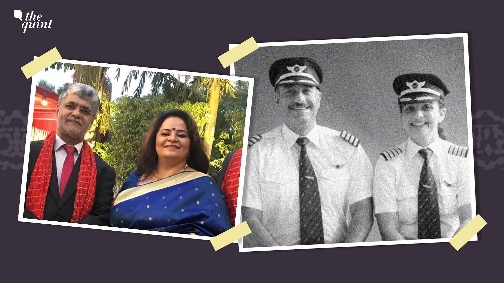 <div class="paragraphs"><p>Captain Sandeep Rana and Captain GPS Gill with their family.</p></div>