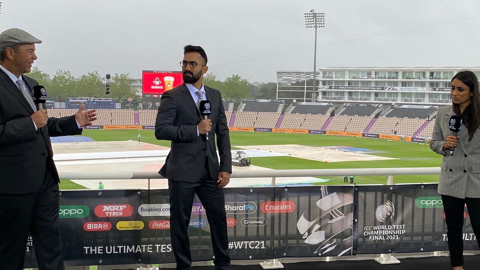 WTC Final: Dinesh Karthik has been commentating on the India vs New Zealand WTC Final in Southampton.