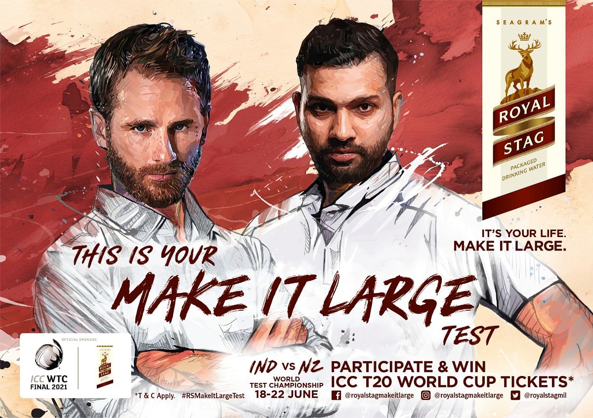 Watch & play along through the ICC WTC final and you could win match tickets to the ICC T20 WC! #RSMAKEITLARGETEST
