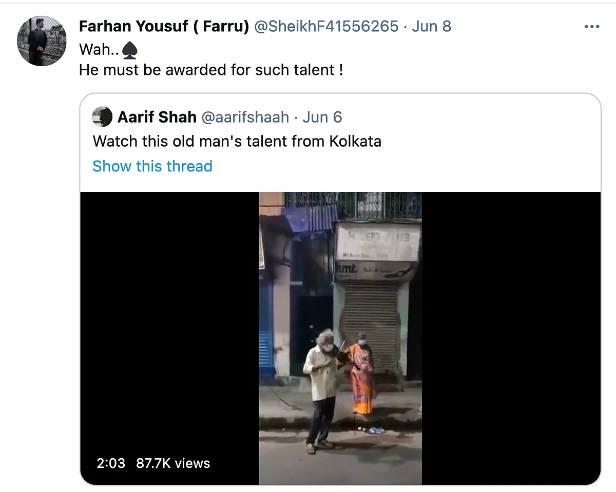 Twitter Is Moved by This Old Man Playing the Violin in Kolkata
