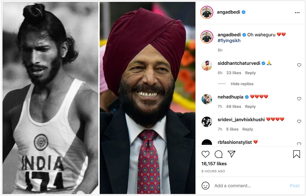 ‘Have a Golden Run in Heaven’: Bollywood Mourns Milkha Singh