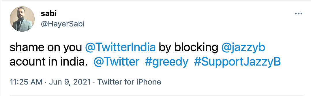 Support Pours in for Jazzy B as Twitter Withholds His Account