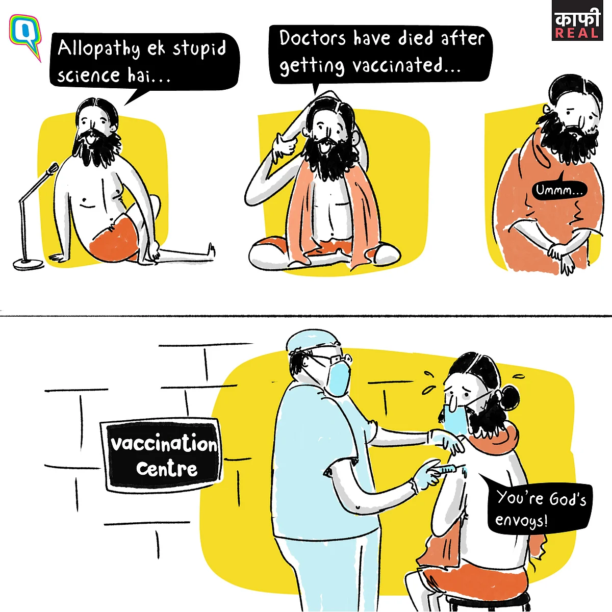 Going against all scientific and rational reasonings, the yoga guru had embroiled himself into controversy when he referred to allopathy as a “stupid science” amid a ravaging health crisis.