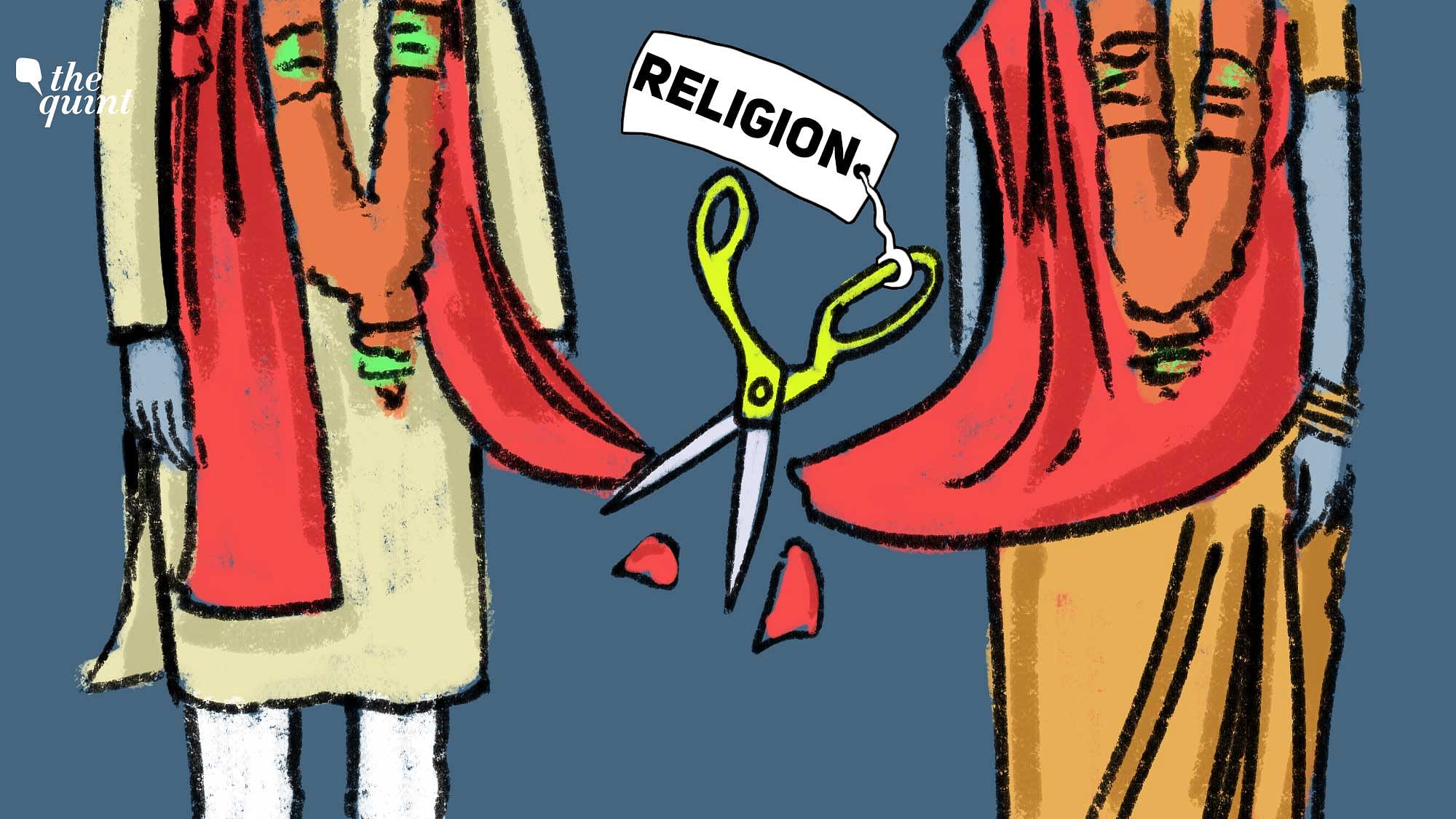 <div class="paragraphs"><p>According to Pew's survey, 67 percent Indians oppose interfaith marriages.&nbsp;</p></div>