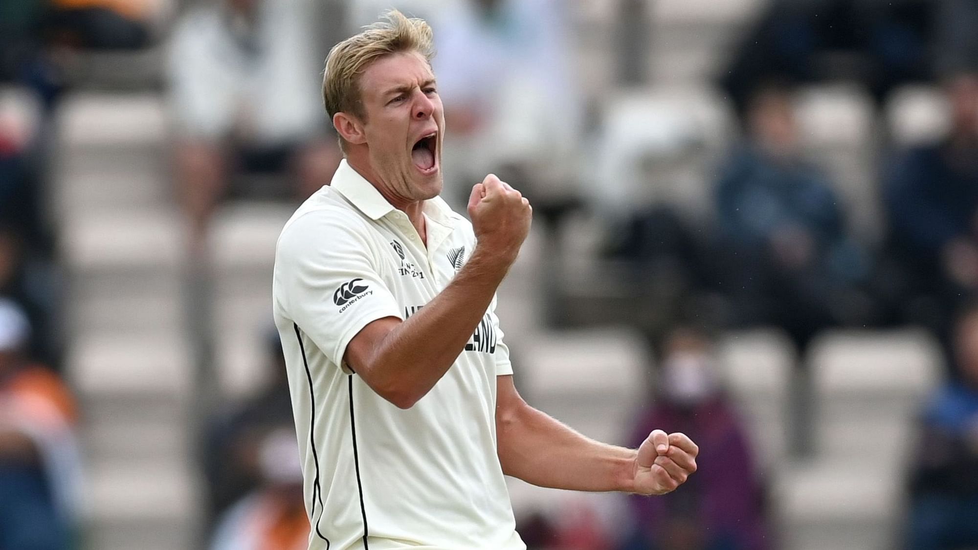 <div class="paragraphs"><p>Kyle Jamieson picked five wickets as NZ bowled out India for 217 in the first innings of the WTC Final in Southampton.&nbsp;</p></div>