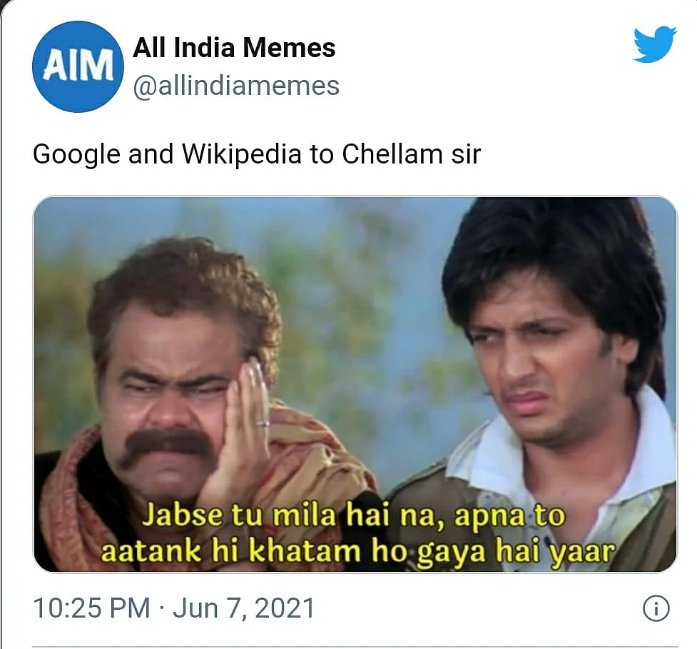 Twitter Is Pouring With The Family Man 2's Chellam Sir Memes