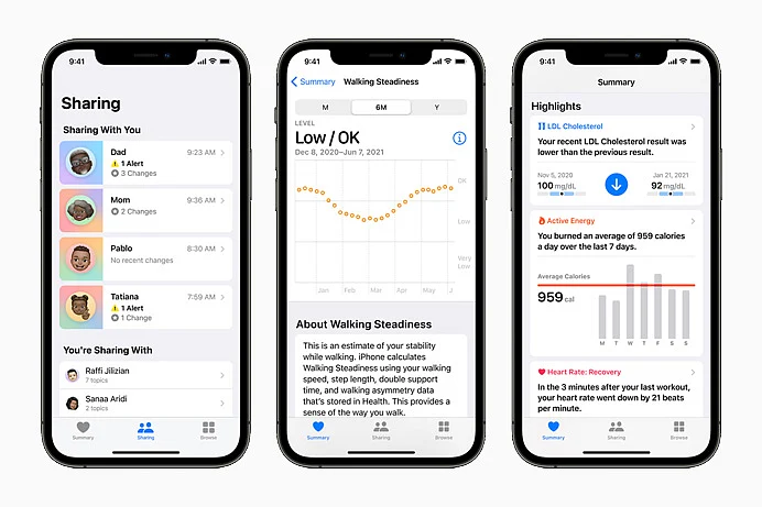 <div class="paragraphs"><p>iOS 15 brings secure sharing and new insights for users within the Health app.</p></div>