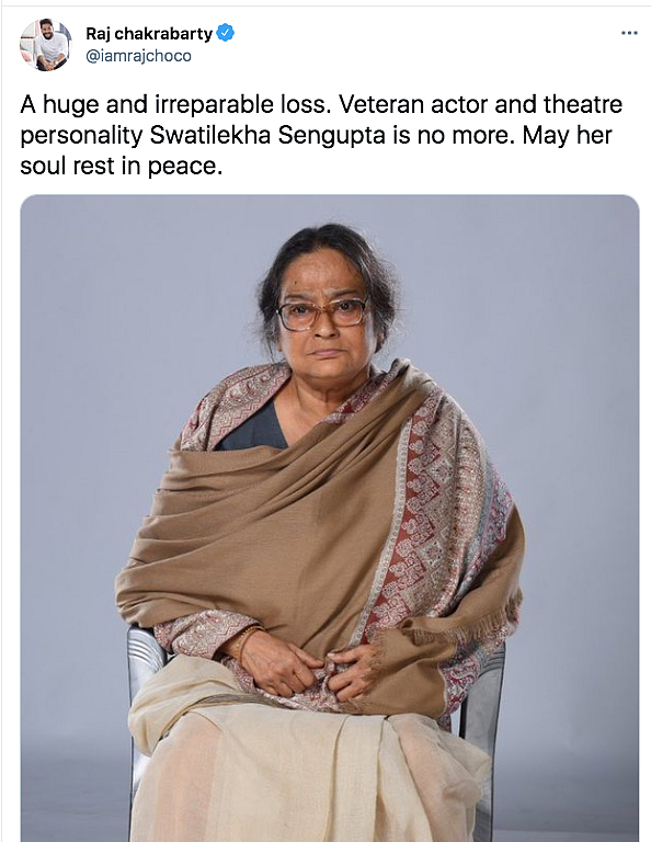 Veteran Actor Swatilekha Sengupta Passes Away