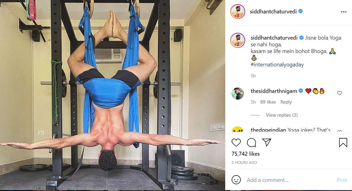 Alia Bhatt, Kareena Kapoor, Sidharth Malhotra & other actors post photos & videos of them practicing yoga. 