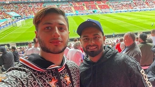 <div class="paragraphs"><p>India's wicketkeeper-batsman Rishabh Pant was seen enjoying the Euro 2020 knockout clash between England and Germany at the Wembley Stadium.&nbsp;</p></div>
