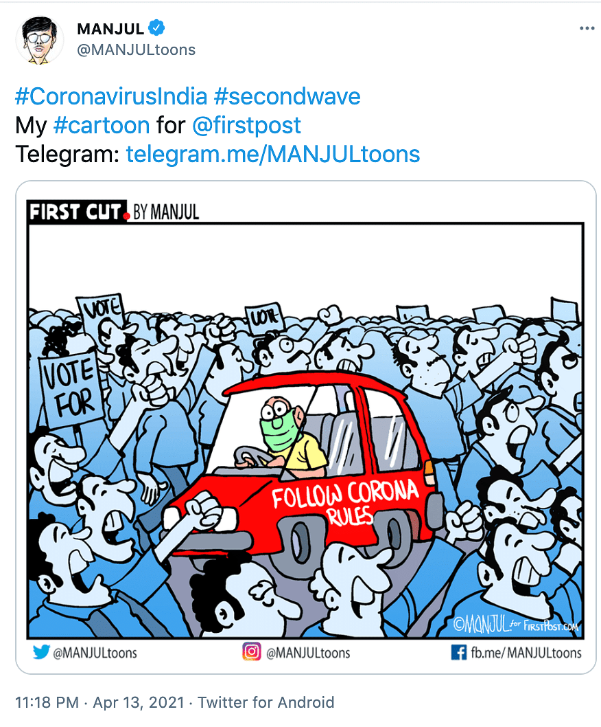 Cartoonist Manjul Gets Twitter Notice Saying Centre Is Seeking Action