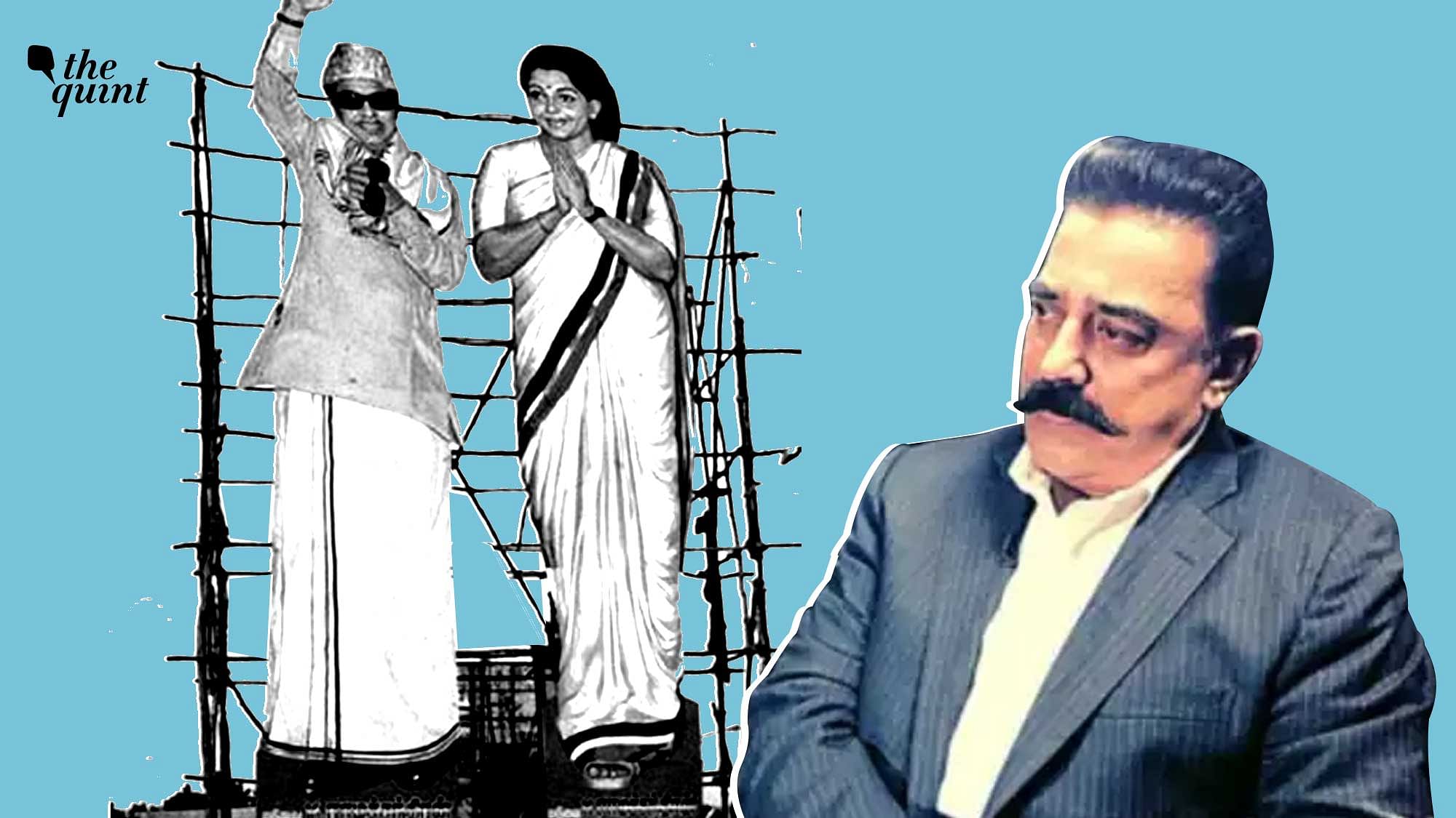 Unlike MGR who projected a political outlook even in his films, Haasan’s ambiguous political stance in films, cast a shadow on his political life.