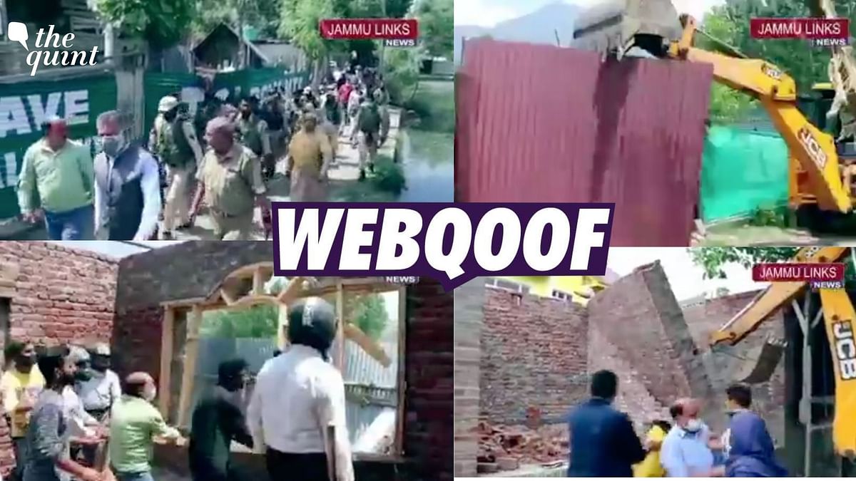 Video of Demolition Drive in J&K Falsely Linked to Rohingyas