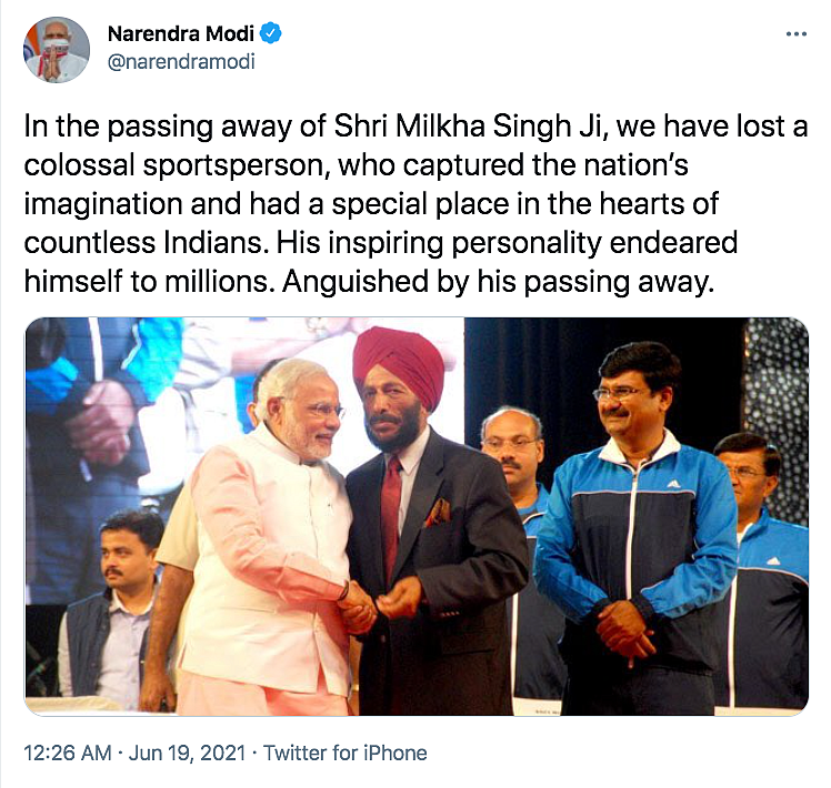 ‘Had Special Place in Our Hearts’: PM Modi On Milkha Singh’s Death