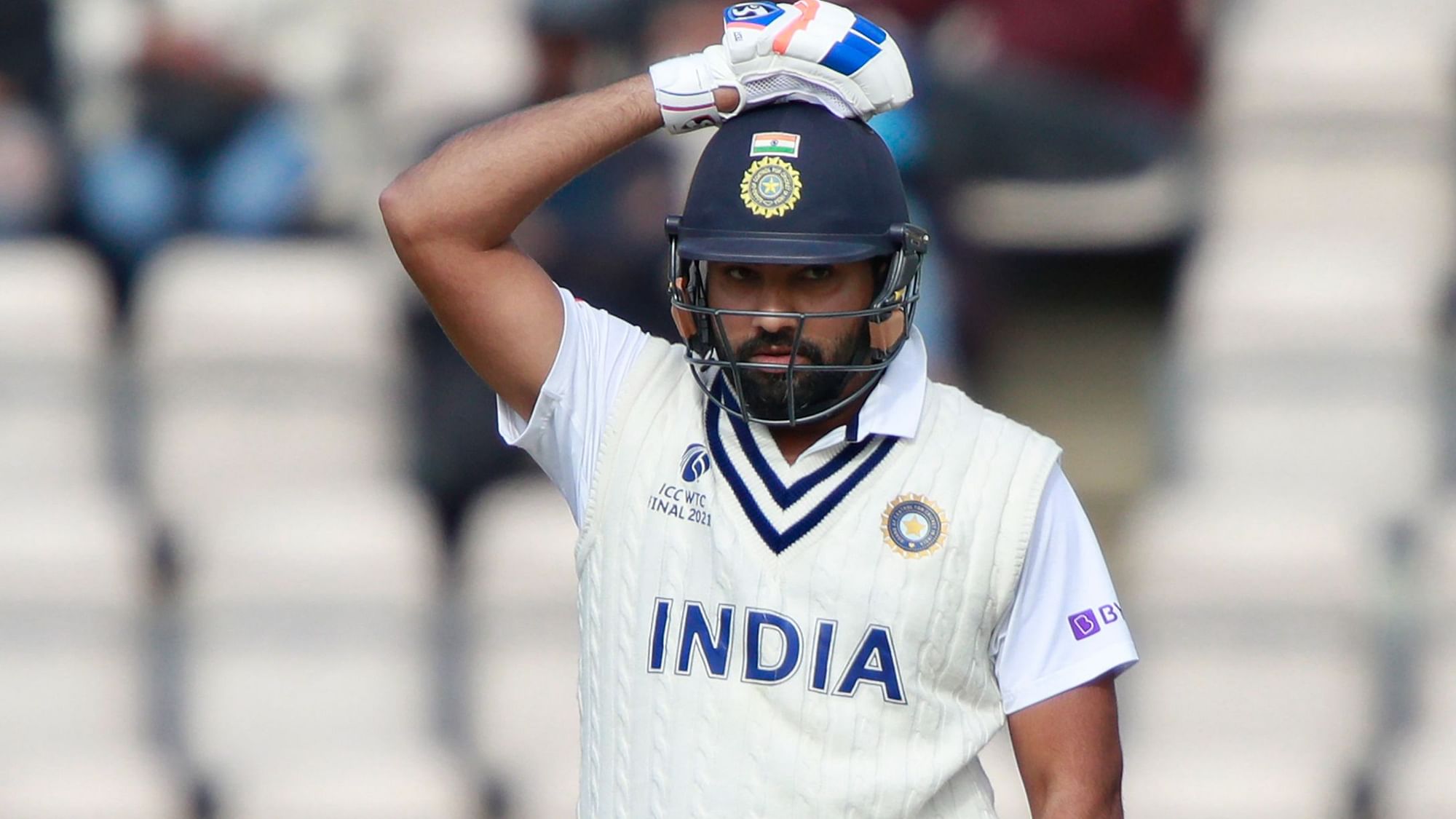 Rohit Sharma got out on an 81-ball 30 on Day 5 of the WTC final.