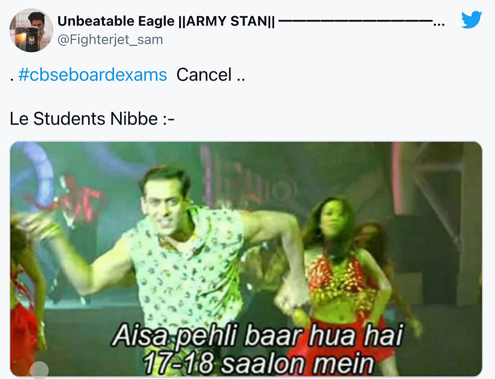 Social media flooded with memes after Class 12 boards finally get cancelled. 