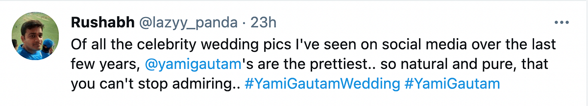 Yami Gautam tied the knot with director Aditya Dhar on June 4.