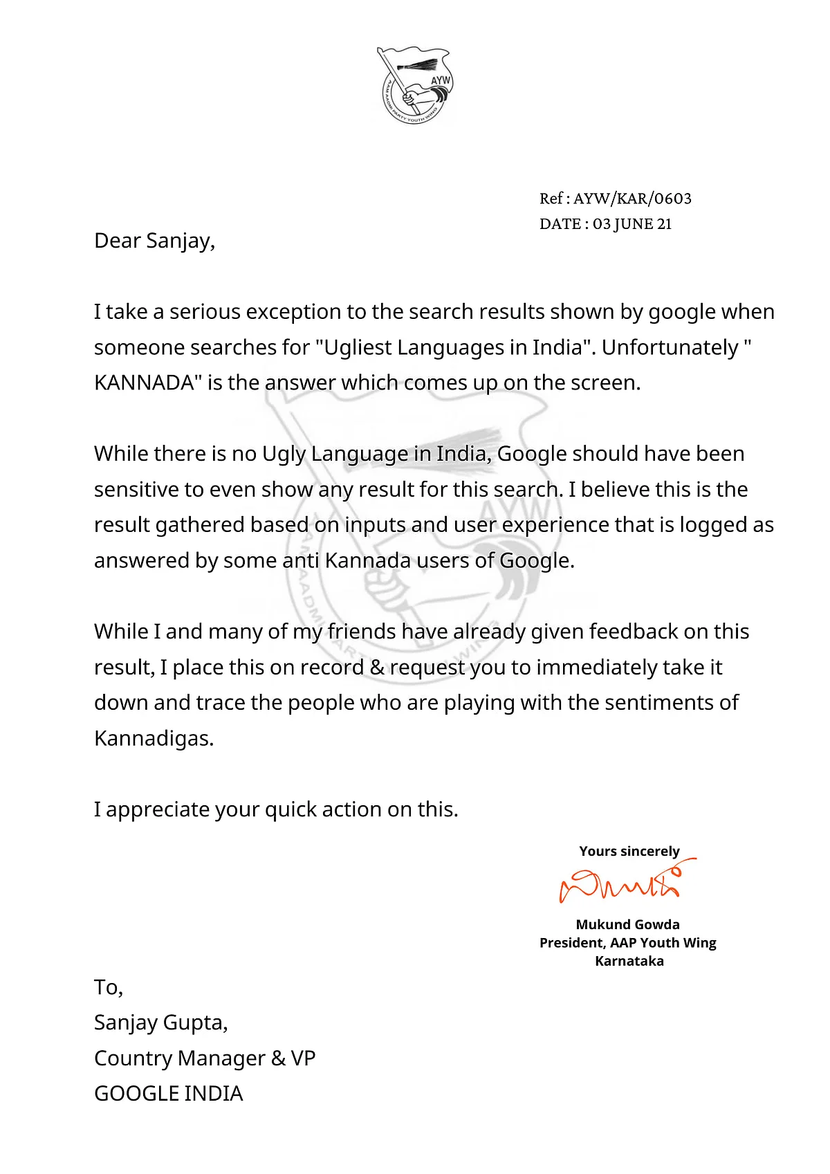 After Uproar Over ‘Ugliest Language’ Response, Google Apologises