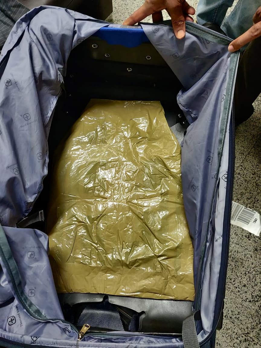 In five cases heroin seized in Karnataka, Kerala, Tamil Nadu, and Telangana airports was to be sent to Delhi.