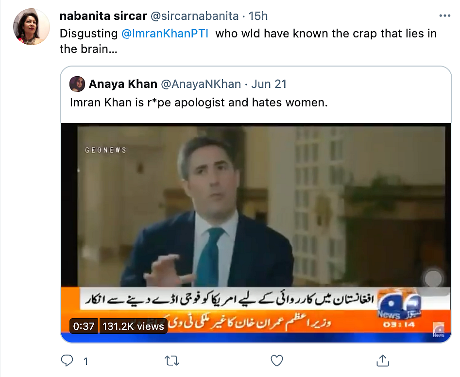 Imran Khan Called 'Rape Apologist' After Controversial Interview