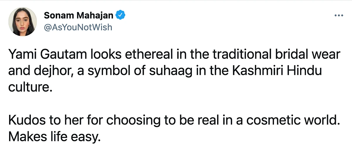 Yami Gautam's Wedding Was All Things Simple, Real & Twitter Agrees