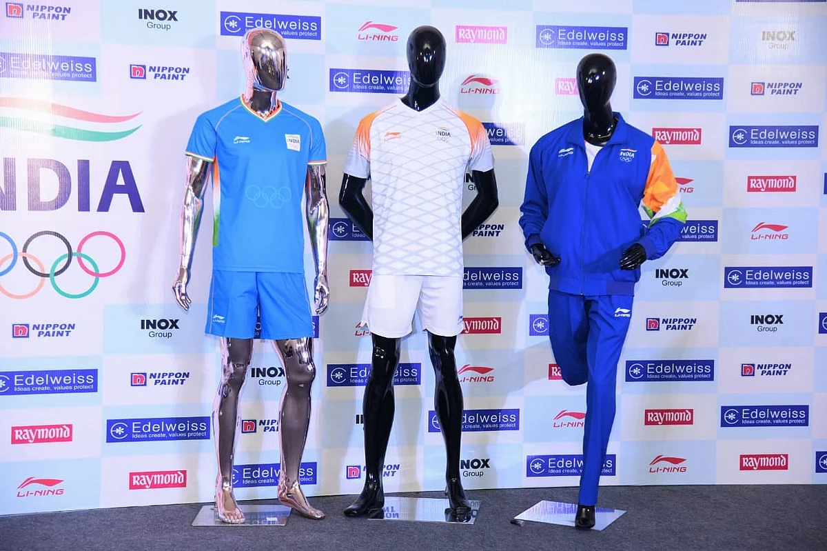 Blue, white, orange, and green form the color theme of the Indian kits. 