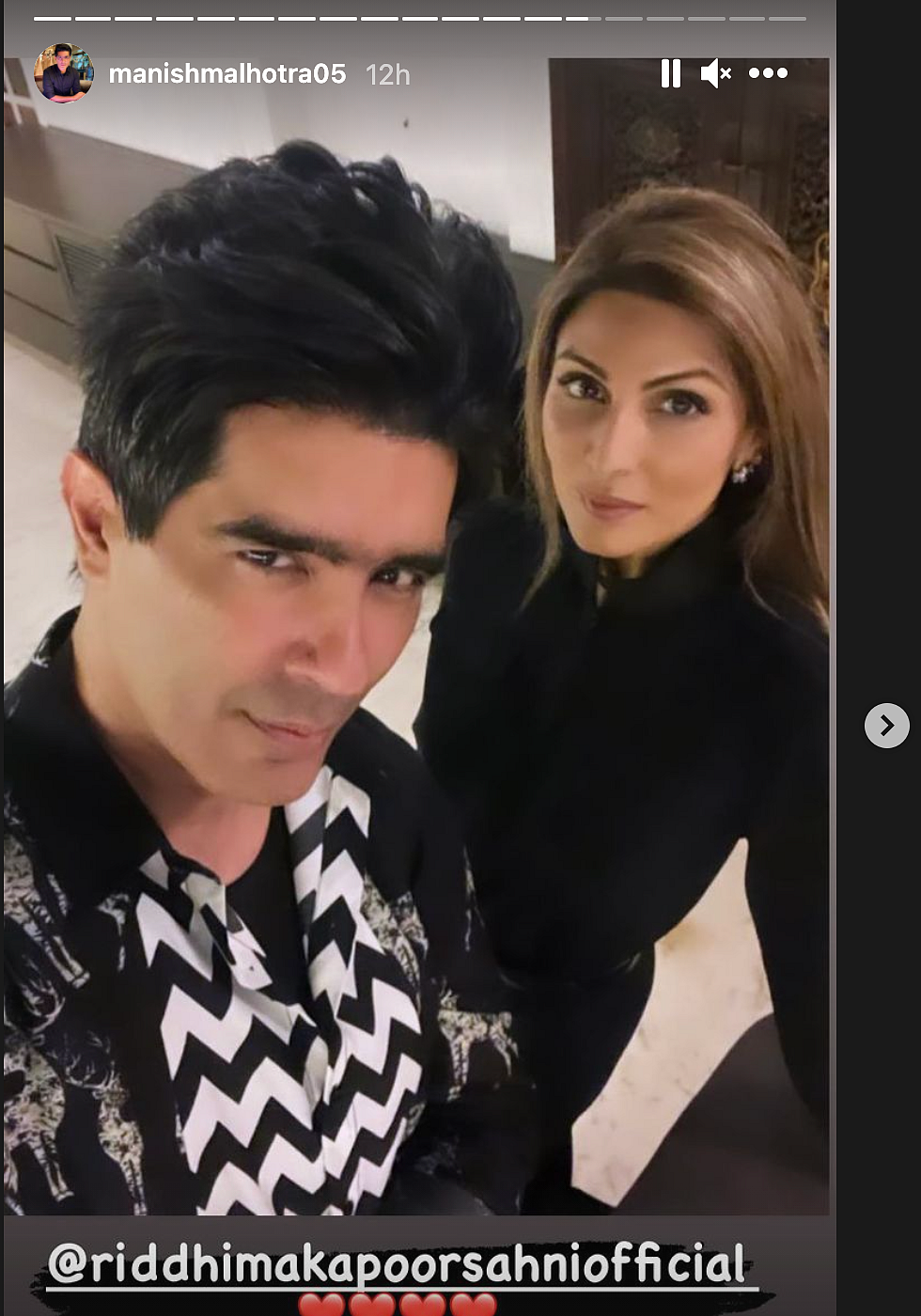 <div class="paragraphs"><p>Manish Malhotra and Riddhima Kapoor Sahni.</p></div>