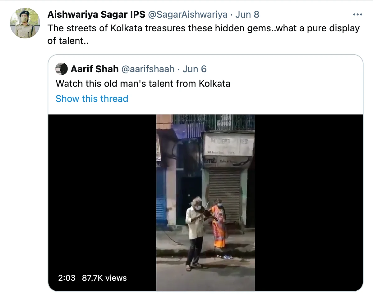 Twitter Is Moved by This Old Man Playing the Violin in Kolkata