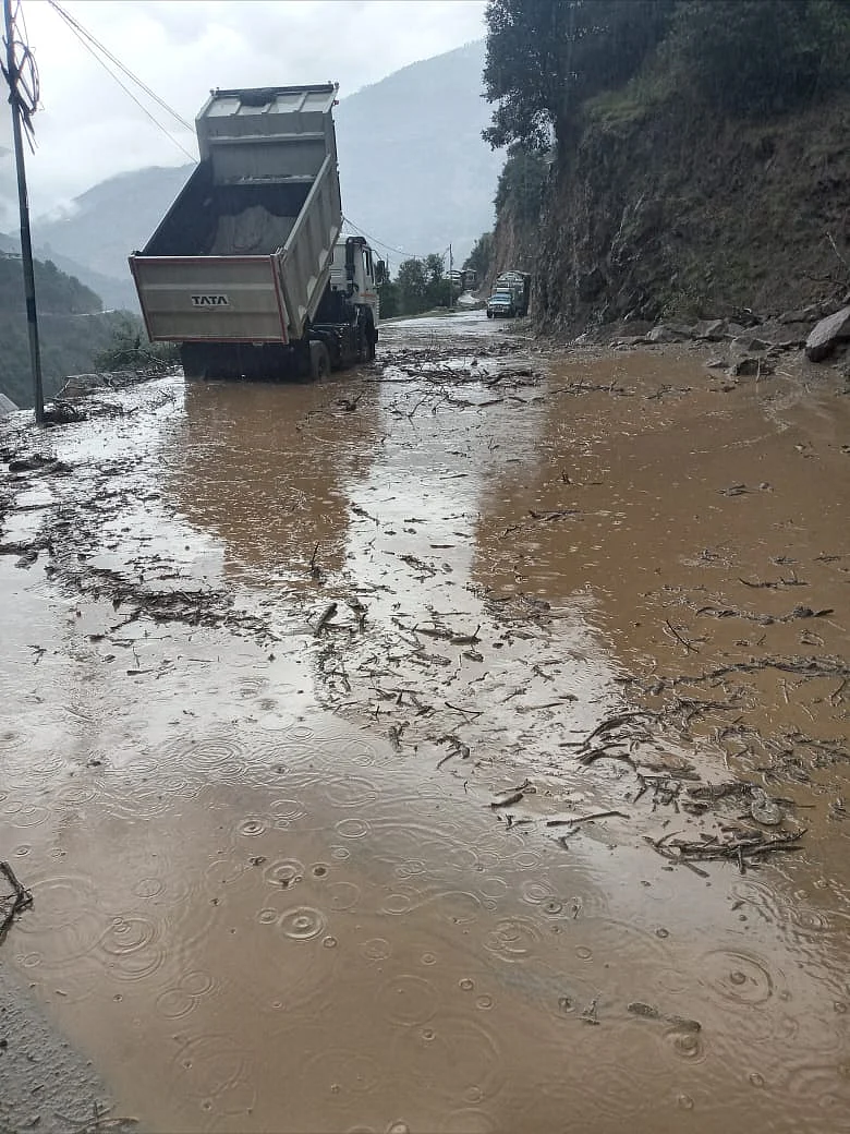 Clogged drains make the situation worse during rains.