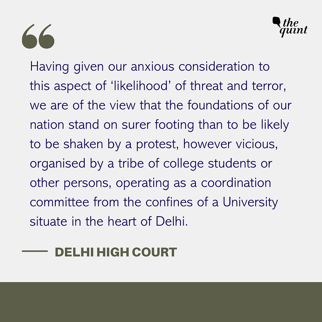 Delhi HC Stands Up For India, Not Just Devangana, Natasha & Asif