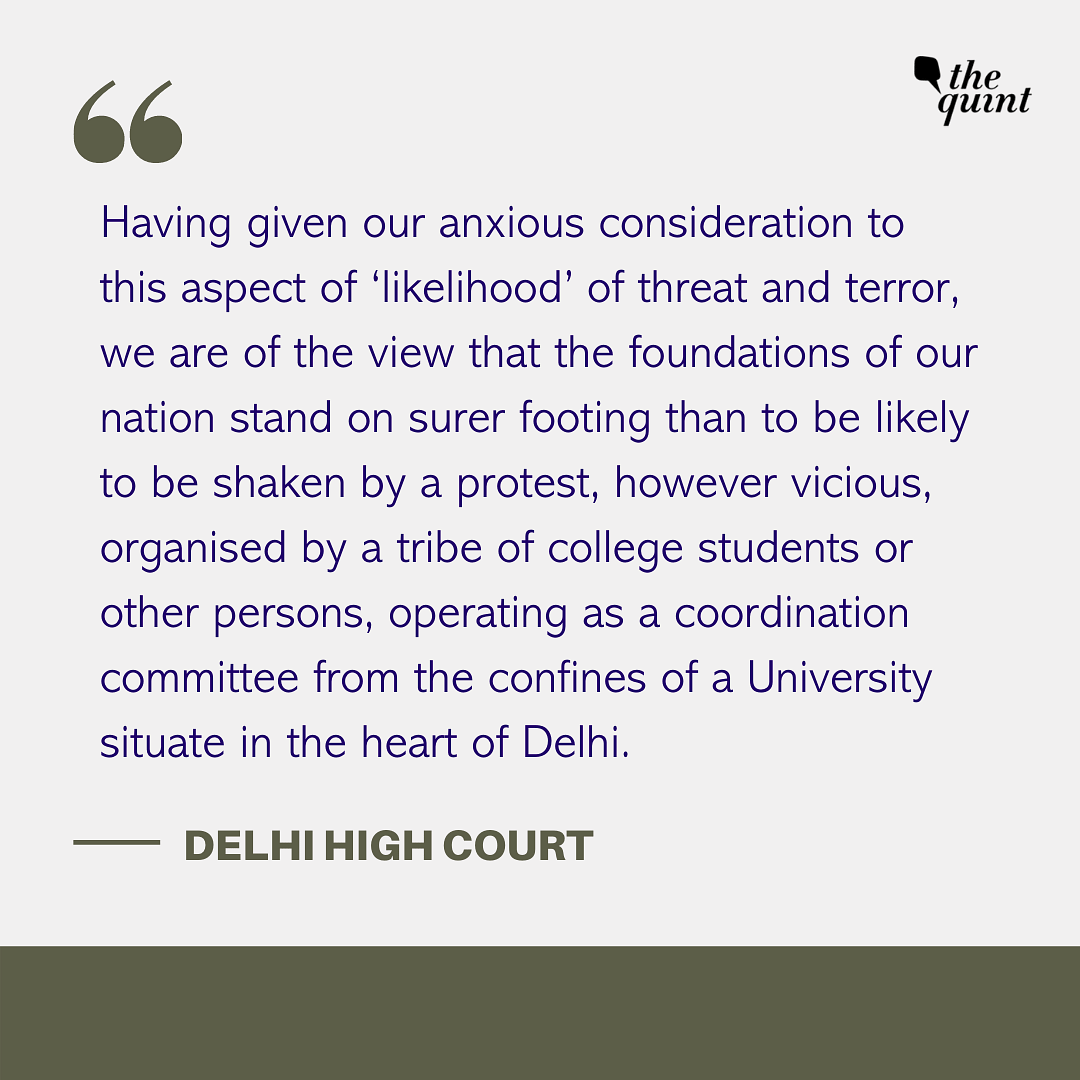 The Delhi High Court’s bail order is a breath of sanity in what has become a Kafka-esque criminal justice system.