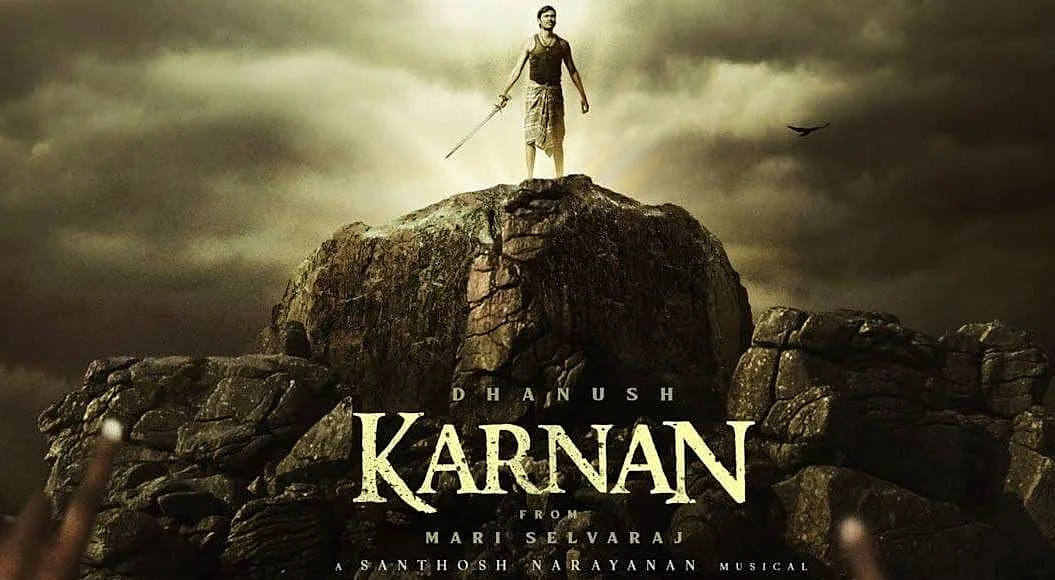 <div class="paragraphs"><p>Dhanush on the poster of <em>Karnan.</em></p></div>