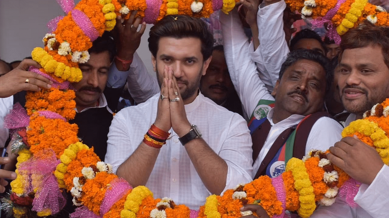 File Photo: Chirag Paswan held a national executive meeting in Delhi on 20 June, Sunday.